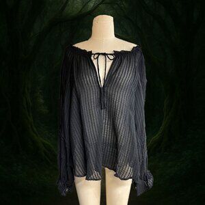 Free People Out of Town Peasant Blouse